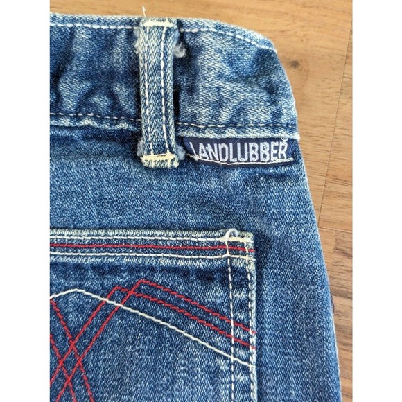 Vintage 1970s LANDLUBBER High Waist Flare Jeans BELL BOTTOM Made in USA B3 - Picture 16 of 16